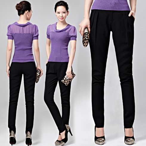 free-shipping-hot-women-s-2012-summer-new-arrival-Black-slim-skinny-pants-pencil-pants-trousers